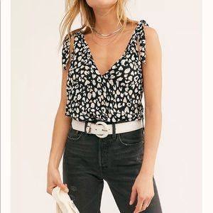 Free People Bare It All Bodysuit NWT Sz XS